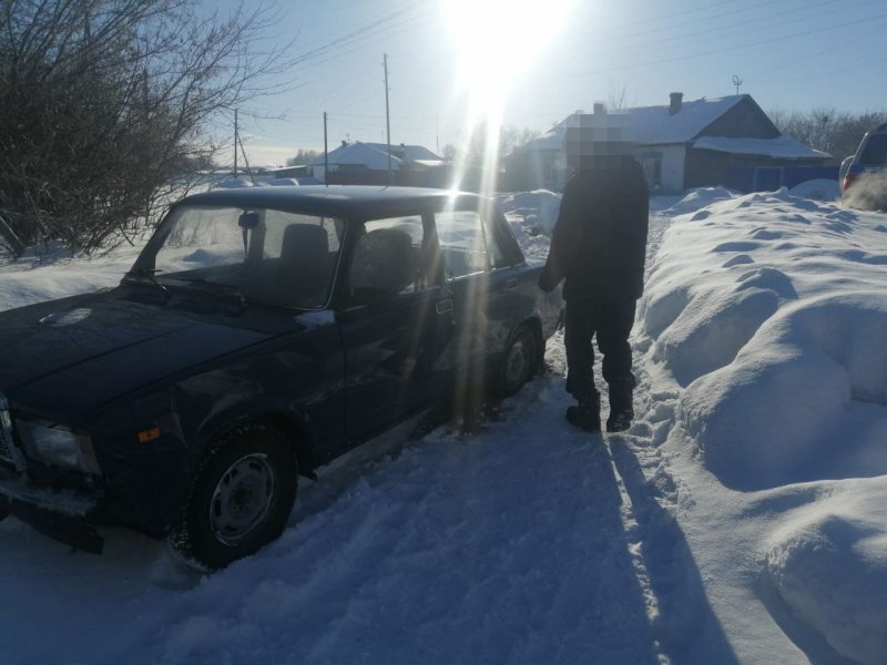 В Сафакулевском округе сотрудниками полиции задержан гражданин, подозреваемый в угоне автомобиля